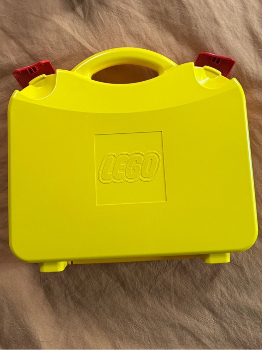Lego Bright Yellow Case with dividers